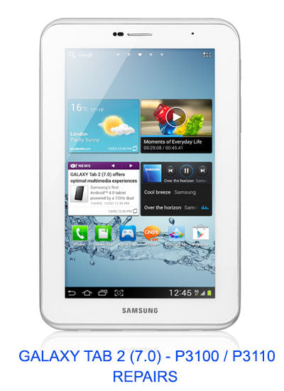 Galaxy Tab2 -P3100 Repairs