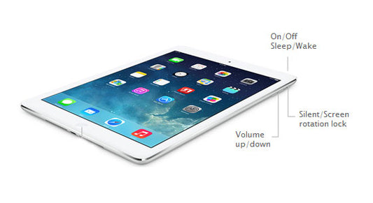iPad Air Power Button, Volume Button, and Rotate/Lock/Mute Switch Repair