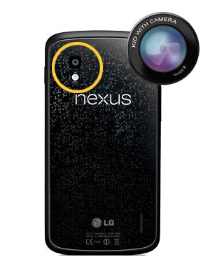 Google LG Nexus 4 Main (Rear) Camera Repair Service