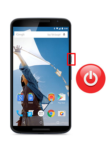 Google Motorola Nexus 6 Power Button On/Off Switch Repair Service