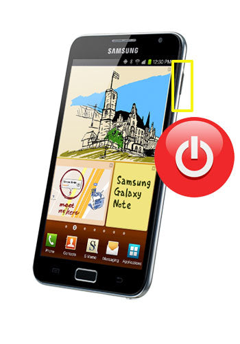 Samsung Galaxy Note 1 Power Button Repair