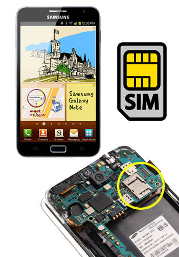 Samsung Galaxy Note 1 SIM Socket and Micro SD Card Repair