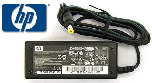 HP Compaq 5000 AC Adapter / Battery Charger 65W Yellow